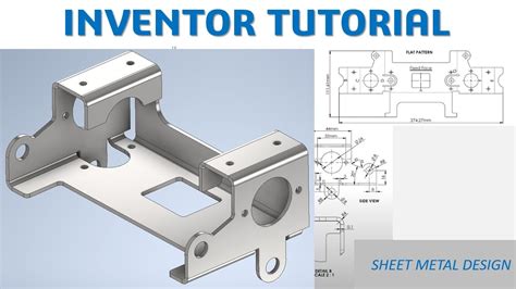 create sheet metal part inventor|autodesk inventor sheet metal tutorial.